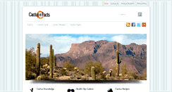 Desktop Screenshot of cactusfacts.com